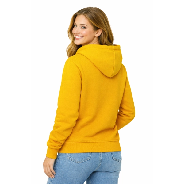 Bluza dresowa damska z kapturem kolor żółty roz.L